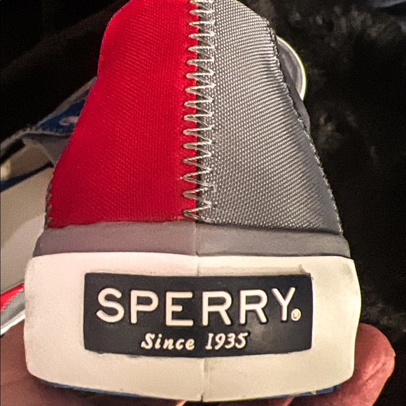 New Sperry casual canvas shoes Sz 9 - Picture 4 of 7